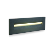 ONE Light Dark Light - Wandeinbauleuchte - 25 x 7,3 x 8,7 cm - 8,5W LED inkl. - IP65 - anthrazit