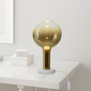 Nova Luce Nostos - Tischleuchte - Ø 20 x 35 cm - 3W dimmbar LED inkl. - gold