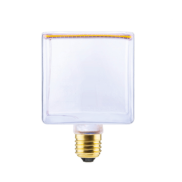Segula LED-Lampe - Schwebender Würfel - 12,5 x 12,5 x 12,5 cm - E27 - 4,5W dimmbar - 2200K - transparent