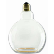 Segula LED-Lampe - Floating Globe - Ø 12,5 x 16,5 cm - E27 - 6,2W dimmbar - dimmbar auf warm 2000 bis 2700K - transparent