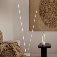 Nova Luce Intec - Stehleuchte - Ø 26 x 184 cm - 33W dimmbar LED inkl. - sand weiß