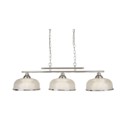 Searchlight Bistro II - Pendelleuchte - 99 x 27 x 80 cm - satiniert silber