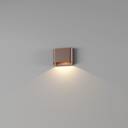 Artdelight Diaz 1L - Wandleuchte - 14,5 x 12 x 3,8 cm - 6W LED inkl. - IP54 - gebürstete Bronze