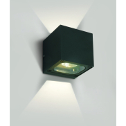 ONE Light Cube Wall Lights Up & Down- Außenwandleuchten - 10 x 10 x 10 cm - 6W LED inkl - IP65 - anthrazit