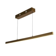 Searchlight Layla - Pendelleuchte - 101 x 8 x 190 cm - 29W dim-to-warm LED inkl - bewegungsgesteuert - satiniert gold