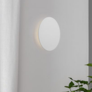 Nova Luce Cyrcle - wandleuchte - Ø 30 x 3,2 cm - 22,5W LED inkl. - sand weiß