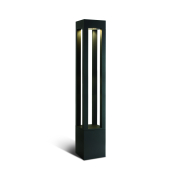 ONE Light Cage Light I - Gartenleuchte - 16 x 16 x 90 cm - 22W LED inkl. - IP65 - anthrazit - warmweiße Lichtfarbe