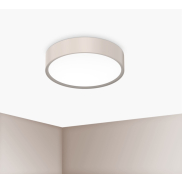 Century Italia Blanca Luxe - Deckenleuchte - Ø 30 x 7 cm - 17W LED inkl. - champagner