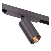 Lucide Linial Bix - magnetisches Schienensystem - Schienenstrahler - Ø 3,5 x 10 cm - 8W LED inkl. - Dimmfunktion und einstellbare Lichtfarbe über die App - Schwarz matt Chrom
