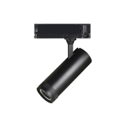 Nova Luce Kors - 3-Phasen Stromschienenstrahler - Ø 6 x 17 cm - 20W LED inkl. - Sand schwarz