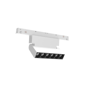 VK Lighting Eiva - magnetisches Schienensystem - kippbarer Schienenbalken - 11,1 x 2,15 x 9,9 cm - 6W LED inkl. - DALI dimmbar - weiß