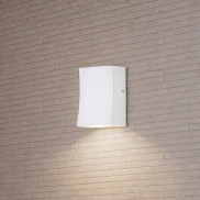 Nova Luce Boxy - Außenwandleuchte - 6,5 x 9 x 3,8 cm -  3W LED inkl. - IP65 - Sand Weiß