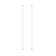 Lucide Linial – magnetisches Schienensystem – Aufhängeseil-Set – 5 x 1,4 x 200 cm – Champagner