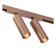 Lucide Linial Moxx - magnetisches Schienensystem - Schienenstrahler - 17 x 4,5 x 10 cm - 2 x 10W LED inkl. - Dimmfunktion und einstellbare Lichtfarbe über die App - Champagner