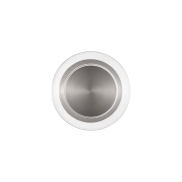 Nova Luce Airida - wandleuchte - Ø 17 x 6 cm - 8W LED inkl. - Schwarz Nickel
