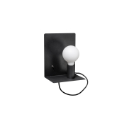 ETH Magneto - wandleuchte mit schalter und USB-Stecker - 20 x 25 cm - schwarz