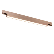 Lucide Linial Glyx – magnetisches Schienensystem – Schienenstrahler – 30,2 x 1,9 x 2,7 cm – 11W LED inkl. – Dimmfunktion und einstellbare Lichtfarbe über die App – Champagner