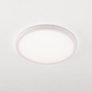 Nova Luce Dixie CCT - deckenleuchte - Ø 30 x 2,5 cm - 24W LED inkl. - sand weiß