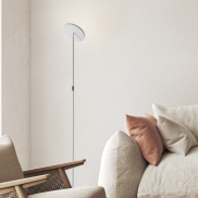 Nova Luce Sinkro - Stehleuchte - 25 x 180,6 cm - 30W dimmbar LED inkl. - Sand Weiß