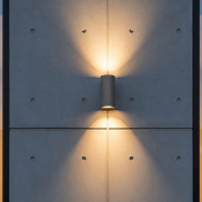 VK Lighting Dust - wandleuchte - 7,1 x 17,1 x 9,6 cm - 2x 6W LED inkl. - IP65 - anthrazit