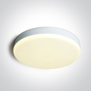 ONE Light Plafo - Deckenleuchte - Ø 35 x 5,5 cm - 35W LED inkl. - IP65 - weiß