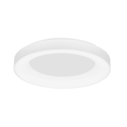 Nova Luce Rando Thin - Deckenleuchte - Ø 60 x 9 cm - 50W dimmbare LED inkl. - sandweiß - warmweiße Lichtfarbe