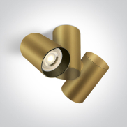 ONE Light Duplo Duo - Aufbaustrahler - 17,4 x 5,8 x 9,5 cm - gold