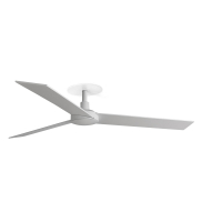 Faro Rudder L - Deckenventilator mit Einbaufassung - Ø 132 cm - matt weiß und esche
