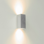 Artdelight Dante - Wandleuchte - 6,7 x 6,7 x 15,4 cm - Aluminium