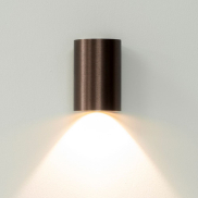 Artdelight Brody - Wandleuchte - Ø 7,2 x 11 cm - 4W LED inkl. - IP54 - gebürstete Bronze