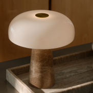 Design for the People Glossy Mini - Tischleuchte - Ø 22,3 x 24,3 cm - beige