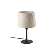 Faro Samba - Tischleuchte - Ø 21,5 x 44,5 cm - beige und schwarz