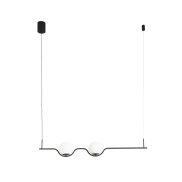 Faro Le Vita - Pendelleuchte - 103 x 8 x 18 cm - 13W LED inkl - mattschwarz