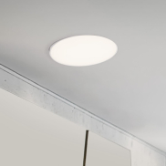Nova Luce Perfect Profile Trimless - Einbaustrahler mit Fernbedienung (inkl.) - Ø 600 mm, 670 mm Einbaumaß - 40W dimmbare LED inkl. - 2700K-6000K - weiß