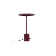 Faro Hoshi - Tischleuchte - Ø 26 x 40 cm - 12W dimmbare LED inkl - Granat glänzend
