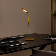 Lucide Lavale - Tischleuchte - 27,2 x 13 x 42,3 cm - 3W LED mit Dimmfunktion inkl - ockergelb