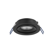 Nova Luce Redo - Einbaustrahler - Ø 92 mm, Ø 76 mm Einbaugröße - sandschwarz
