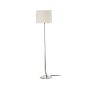 Faro Rem - Stehleuchte - 171 cm - Nickel matt und beige