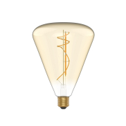 Daylight Italia LED-Lampe Cone - Ø 14 x 20 cm - E27 - 8,5W dimmbar - 2200K - amber