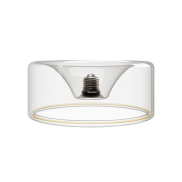 Creative Cables LED-Lampe Ghost Donut - Ø 19 x 8 cm - E27 - 6W - 2200K - transparent