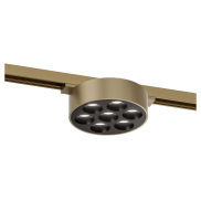 Lucide Linial Xavi – magnetisches Schienensystem – Strahler – Ø 9,5 x 4,5 cm – 7W LED inkl. – Dimmfunktion und einstellbare Lichtfarbe über die App – Champagner