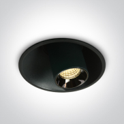 ONE Light Mirror Adjustable Boxes - Einbaustrahler - Ø 82 mm, Ø 74 mm Einbaumaß - inkl. 7W LED - schwarz