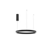 Nova Luce Elowen - Hängeleuchte - Ø 60 x 150 cm - 60W dimmbare LED inkl. - schwarz