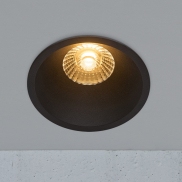 Nordlux Albric - Einbaustrahler - Ø 90 mm, Ø 83 mm Einbaumaß - 8W dimmbare LED inkl. - IP44 - schwarz