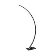 Nova Luce Breton - Stehleuchte - 56 x 20 x 150 cm - 40W dimmbare LED inkl. - Sand schwarz