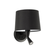 Faro Conga - Wandleuchte - 21,5 x 19 x 17,3 cm - 3W LED inkl. - mattschwarz