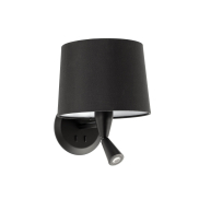 Faro Conga - Wandleuchte - 21,5 x 19 x 17,3 cm - mattschwarz