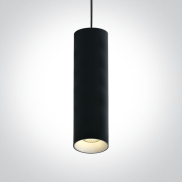 ONE Light Cylinder - Hängeleuchte - Ø 7,5 x 240 cm - schwarz