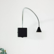 Lucide Buddy - Wandleuchte - 8 x 8 x 62 cm - 4W LED inkl - schwarz