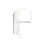 Faro Fold - Wandleuchte mit Schalter - 20 x 22 x 30 cm - 3W LED inkl. - matt weiß